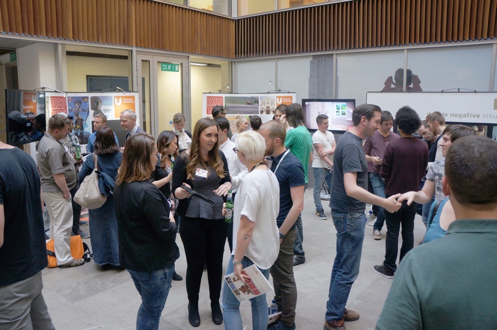  Harriet Edge Partington talking with Katie Robinson  