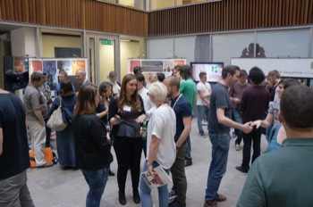  Harriet Edge Partington talking with Katie Robinson  