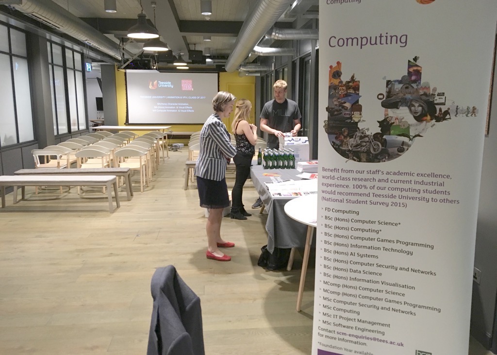  Preparing for the screening of the @TeessideUni @expotees London #Animation showreel .. 