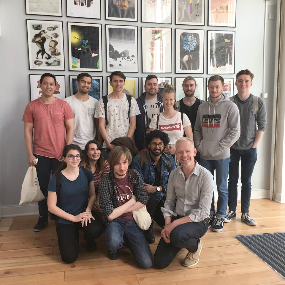  Group photo at Studio AKA 