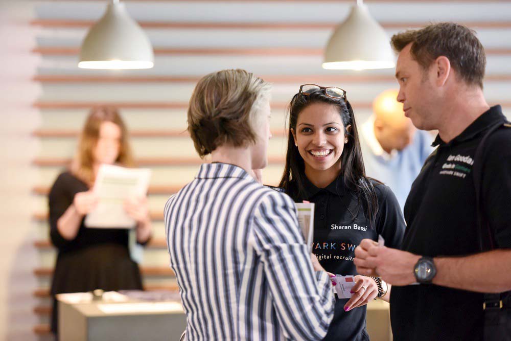  Eimer Bourke talking with Aardvark Swift 