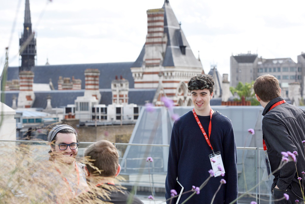  BA Computer Games Animation student Lukas Lenniger enjoying the sights & sounds of the UK’s capital city 