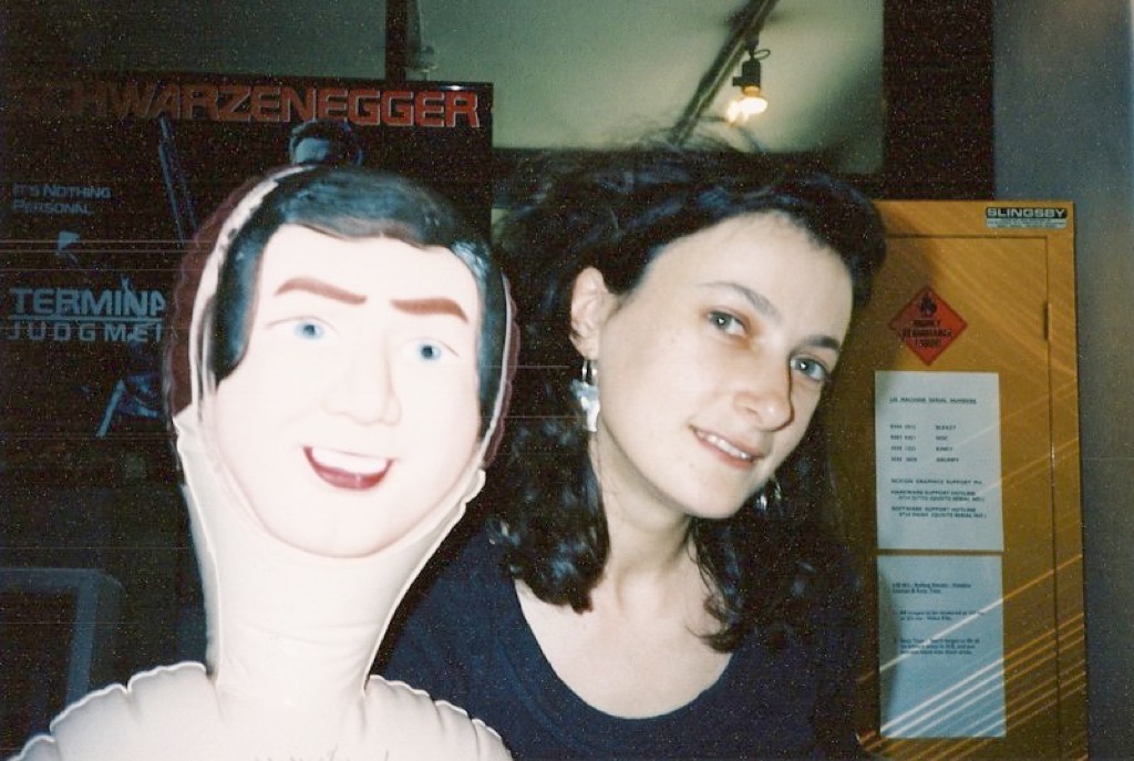  Sally Goldberg and plastic friend  